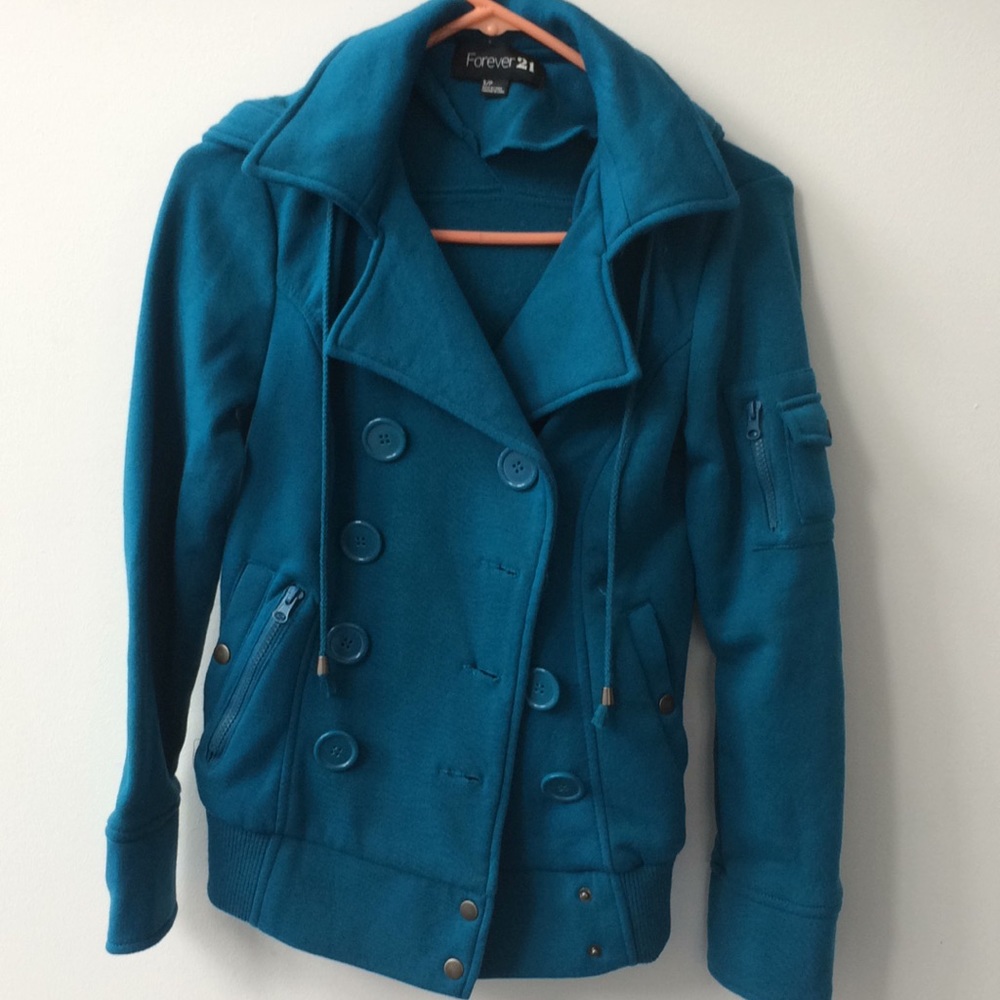 Teal jacket